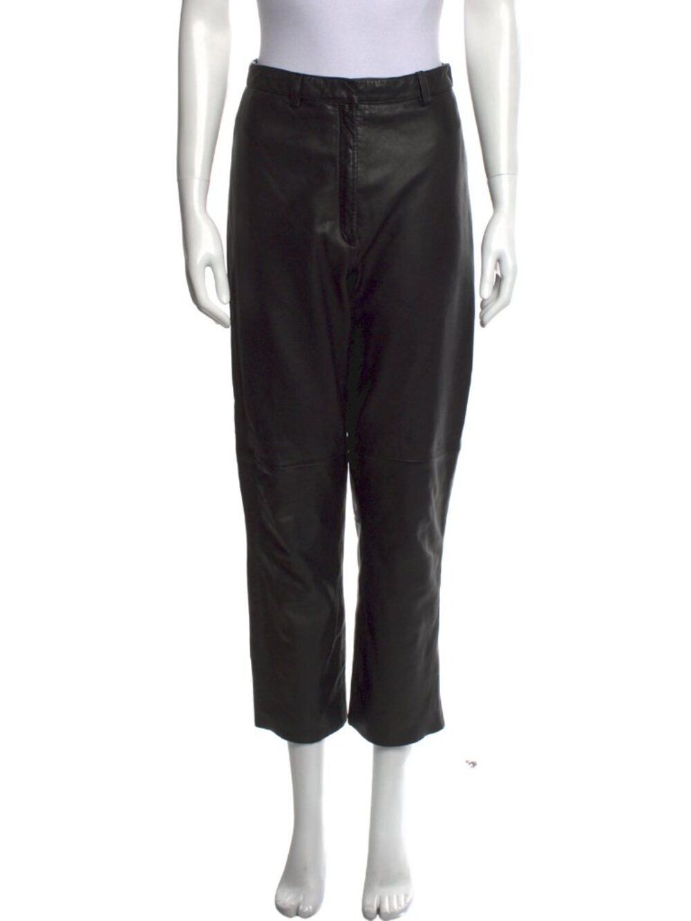Reformation Lamb Leather Straight Leg Pants